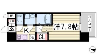 エスリード神戸三宮ノースゲートの物件間取画像